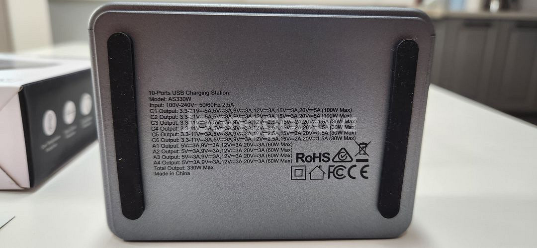 TOPZERO 330W GaN 고속충전 멀티충전기 10--2