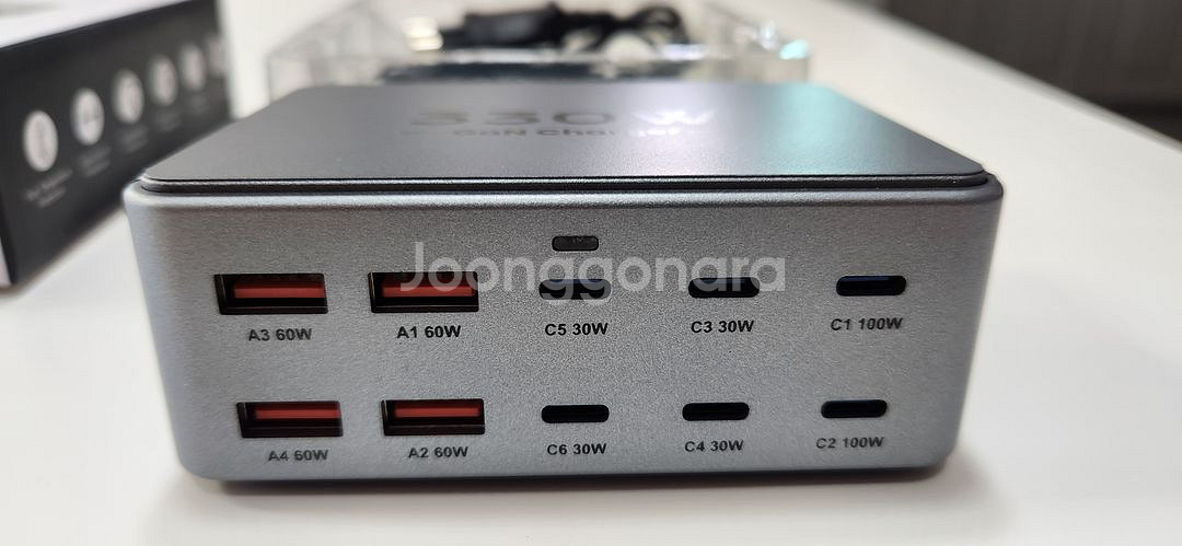 TOPZERO 330W GaN 고속충전 멀티충전기 10--1