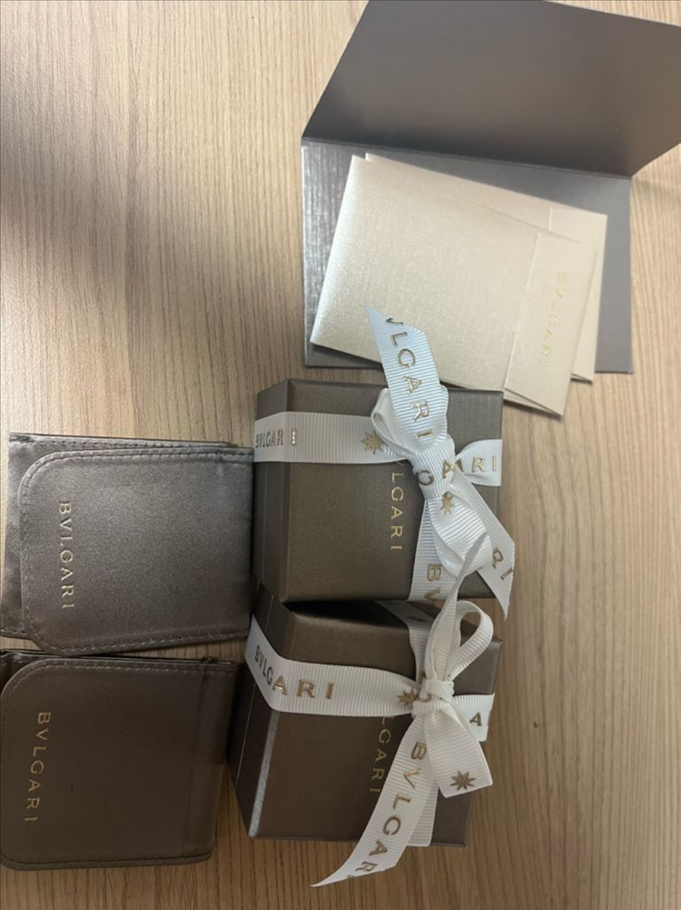 불가리 비제로원 핑크골드 링 2개(미개봉) 반지 이미지