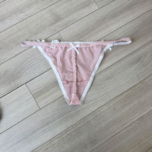 분홍 티팬티 여성속옷 화이트포인트 택포