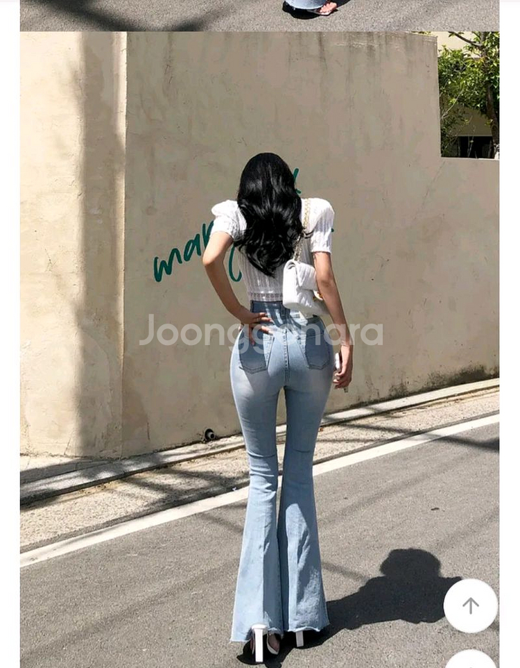 (새상품)하이웨스트골반패드부츠컷--2