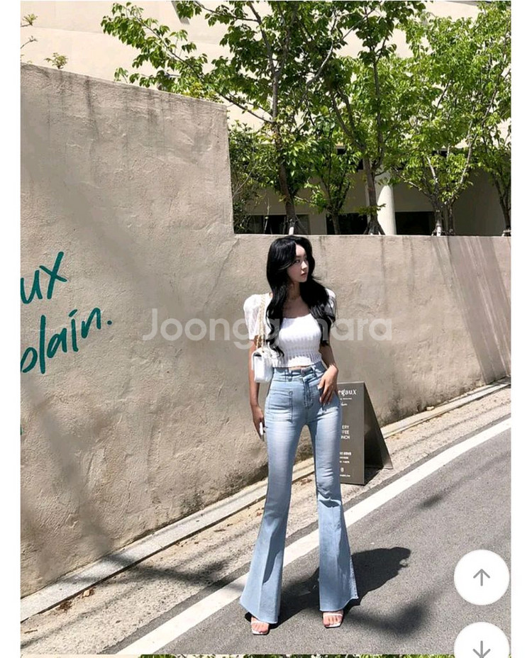 (새상품)하이웨스트골반패드부츠컷--0