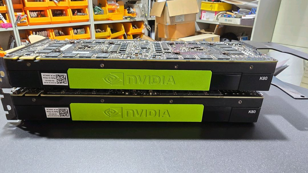 엔비디아 테슬라 GPU 그래픽가속기 k80 x2개--2
