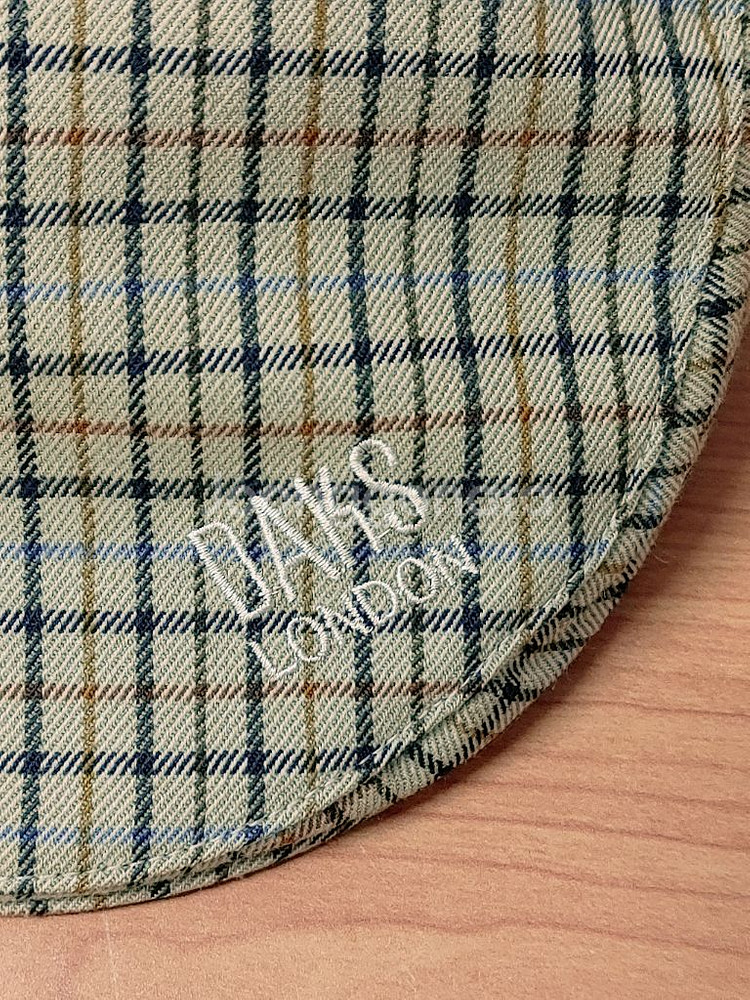 DAKS LONDON 닥스 런던 노바체크 모직 헌팅캡--3