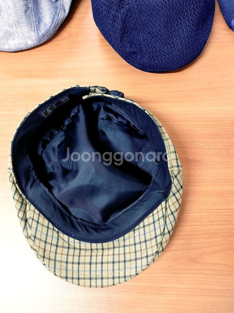 DAKS LONDON 닥스 런던 노바체크 모직 헌팅캡--5
