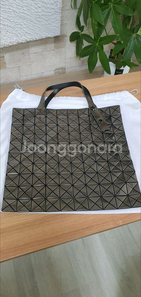 바오바오백 플래티넘 건메탈 라지 정품S급(한글텍)--2