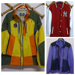 남녀 점퍼 100~110 바람막이 야구점퍼 새상품 등 이미지