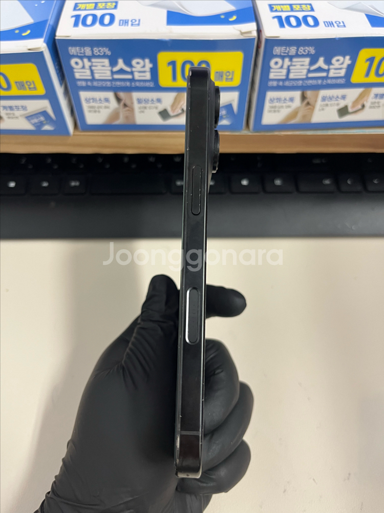 아이폰16프로 128G 블랙티타늄 A급!--4