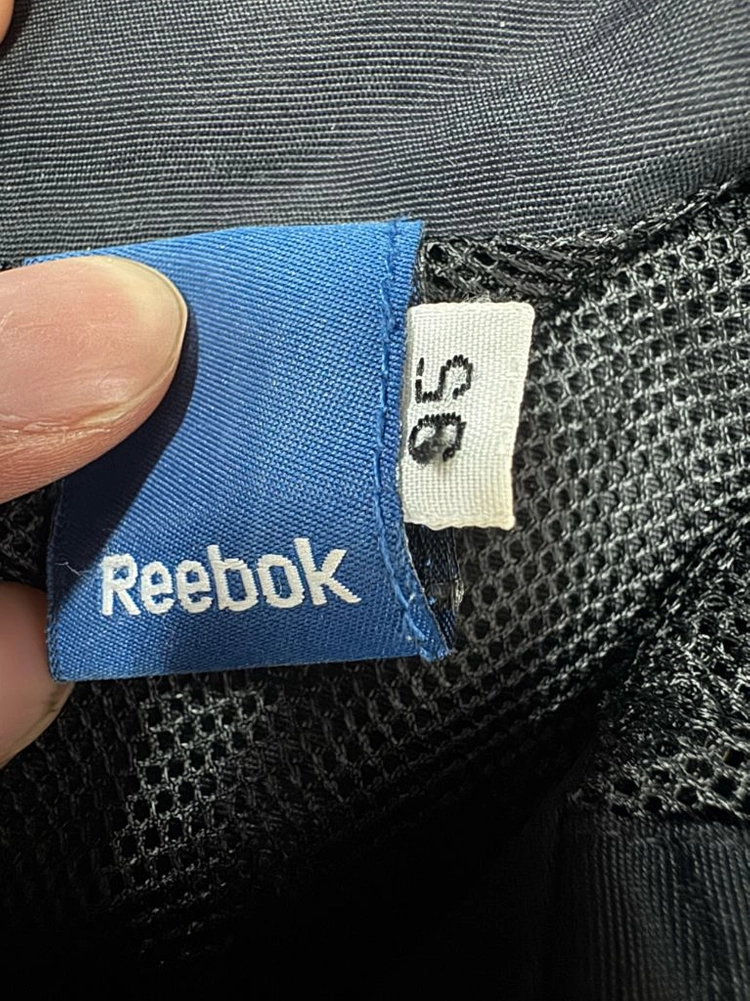 리복 Reebok 올드스쿨 블랙 나일론 후드 바람막이 이미지