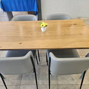 카페테이블(사각원목테이블)