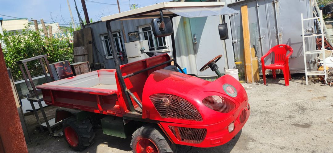 튼튼한 사륜 4wd 파워핸들 덤프 리프트 운반차 작업차--8