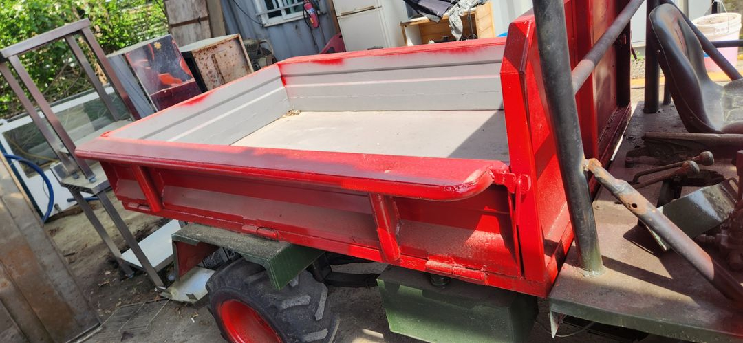 튼튼한 사륜 4wd 파워핸들 덤프 리프트 운반차 작업차--9