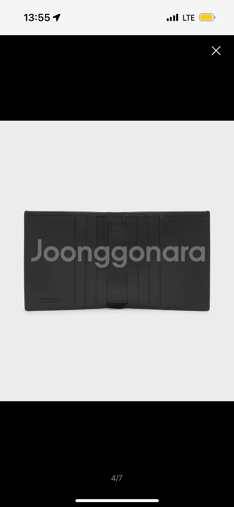 보테가베네타 클래식 인트레치아토 반지갑 새상품--5