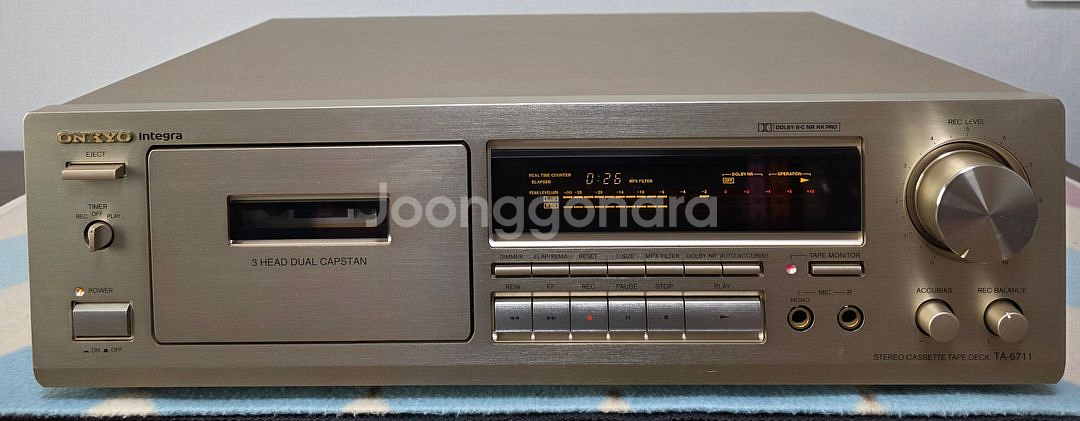 온교 카세트 데크 TA-6711--0
