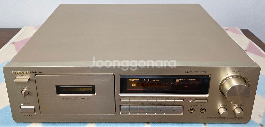 온교 카세트 데크 TA-6711--1