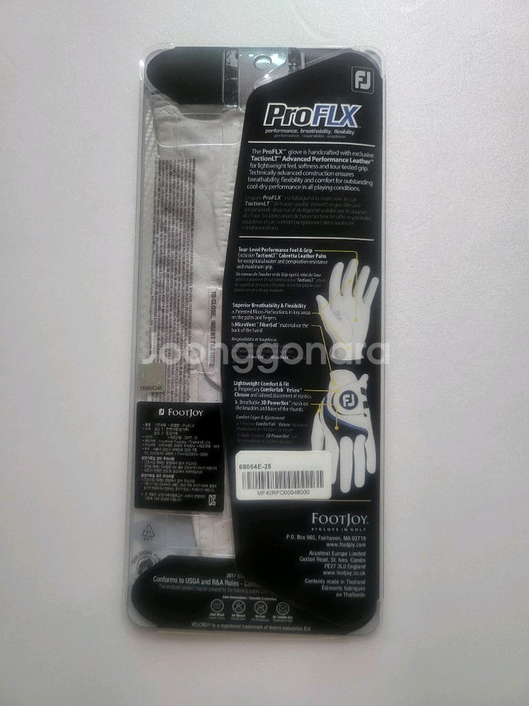 (새상품/정품)풋조이 PROFLX(남)양피장갑25--9