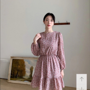 얇은 꽃원피스