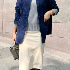 몽또또 Jacky 스웨이드 쟈켓