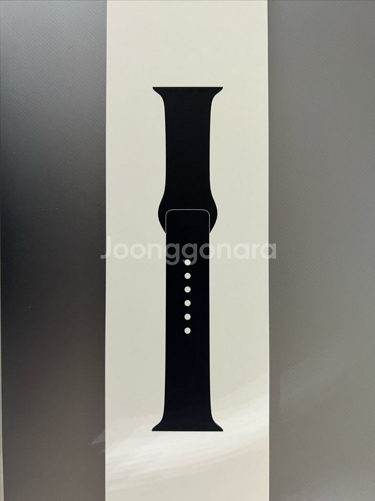 애플워치 스포츠밴드 블랙 한쪽팝니다 미사용--0