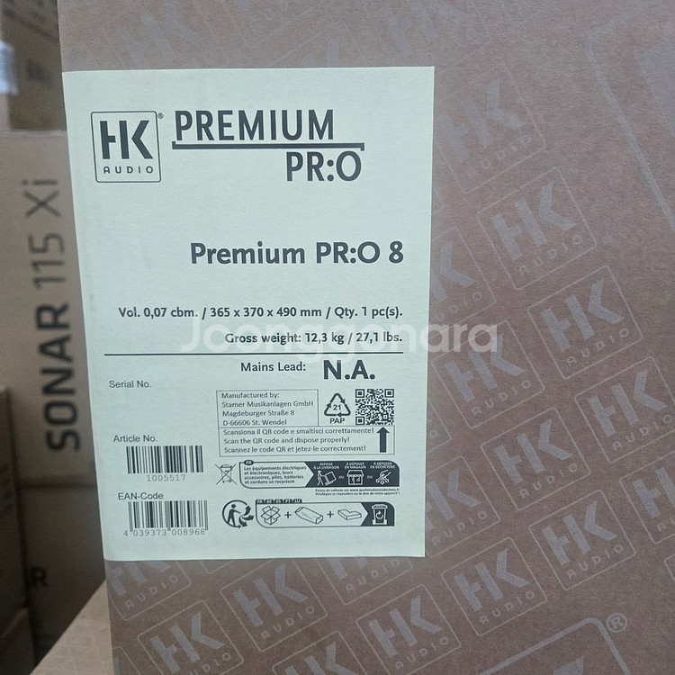 독일제 HK AUDIO RPO8 스피커 새상품 팝니다--0