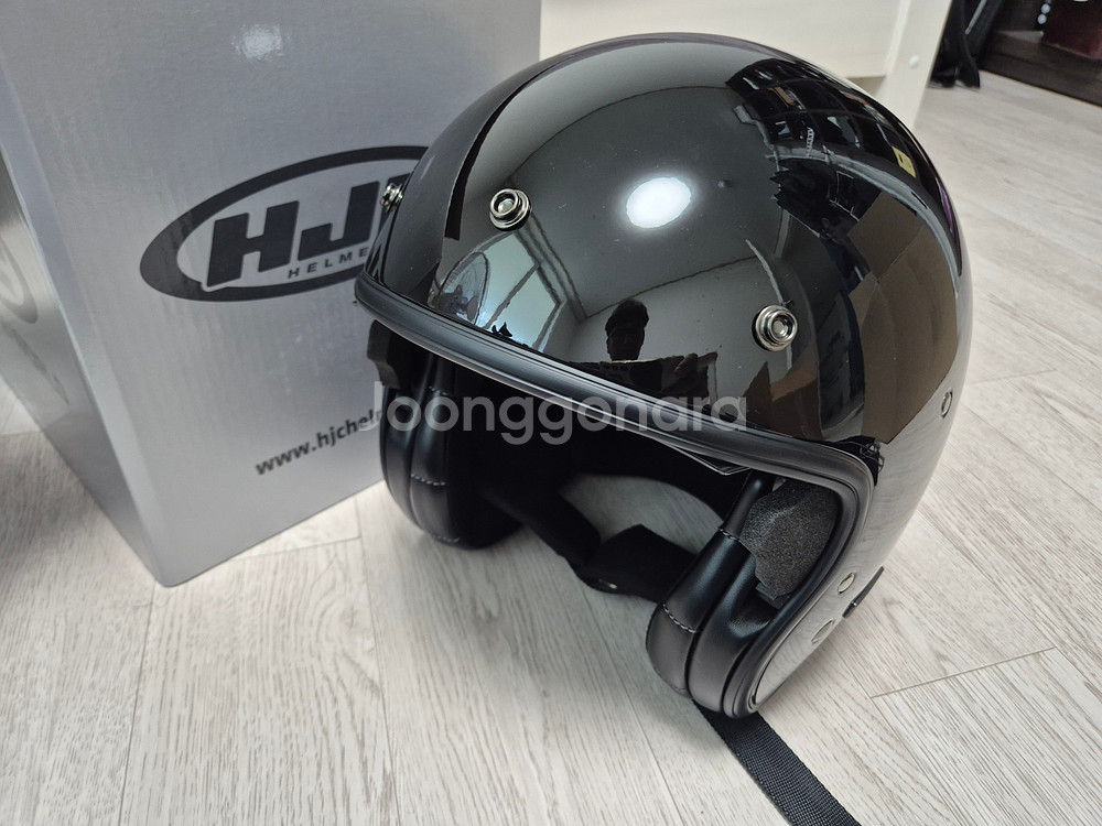 hjc v31 유광블랙 2XL 헬팻팝니다. 신동품--1