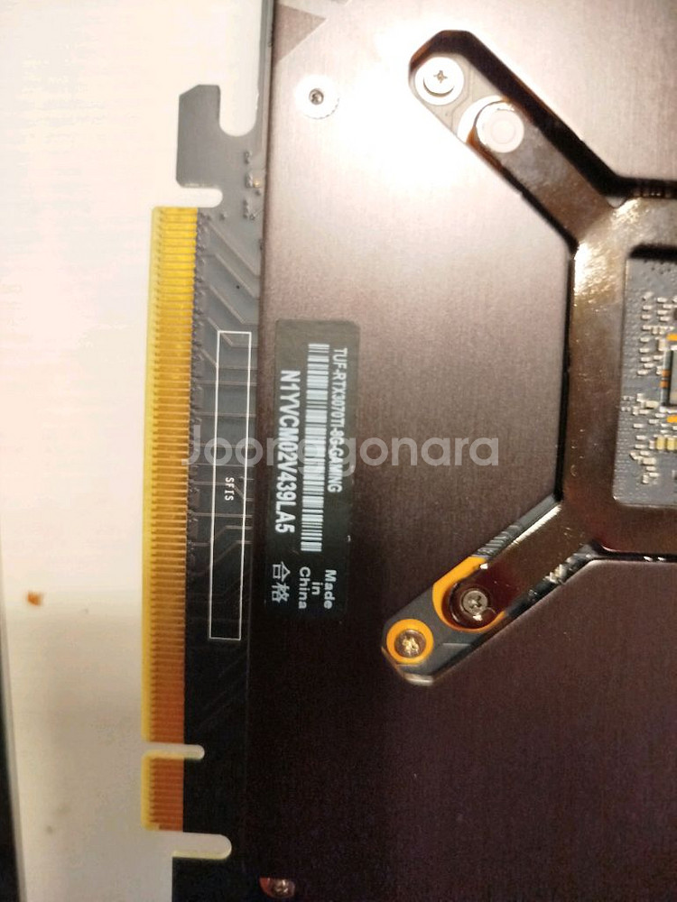 ASUS TUF Gaming RTX 3070ti 최상--5