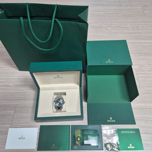 롤렉스 데이저스트 스무스 오이스터 41mm 민트그린