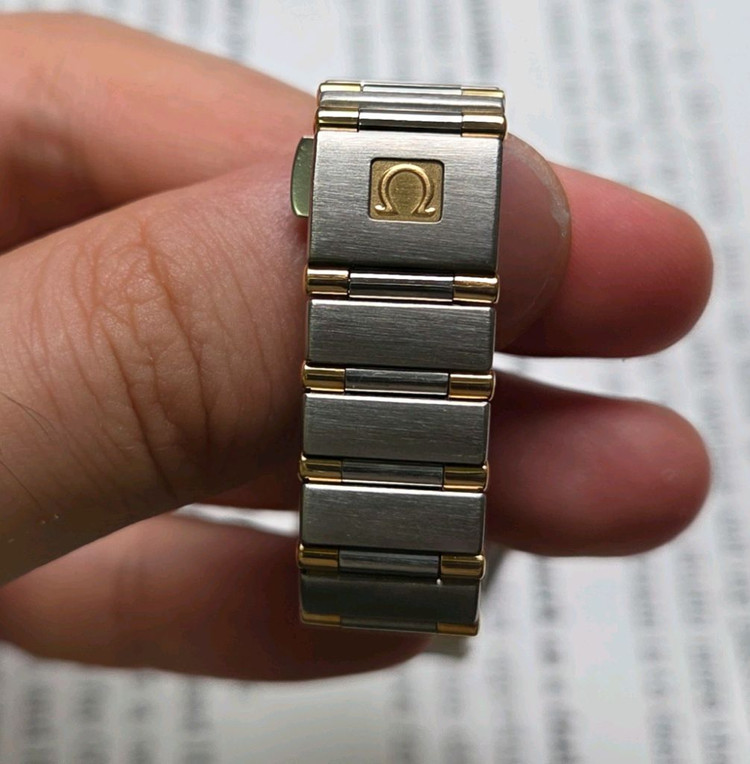 오메가 컨스틸레이션 오리지널 골드판 별로고 18K콤비 이미지