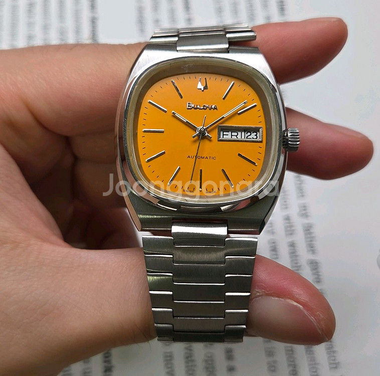 빈티지 부로바 테레비 데이데이트 오토매틱 진노랭이 뻐뻐--2