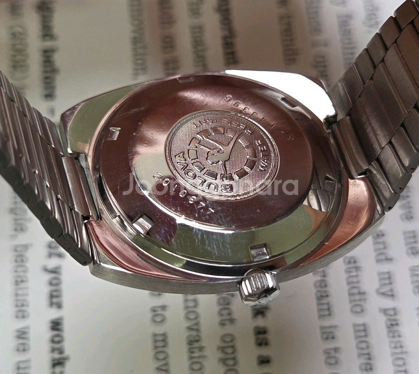 빈티지 부로바 테레비 데이데이트 오토매틱 진노랭이 뻐뻐--6