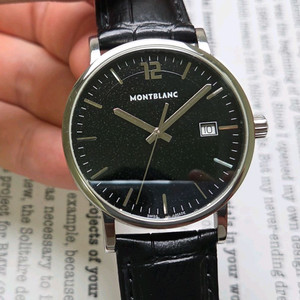 빈티지 몽블랑 스타 클래시크 서밋 블랙다이얼 쿼츠 드레