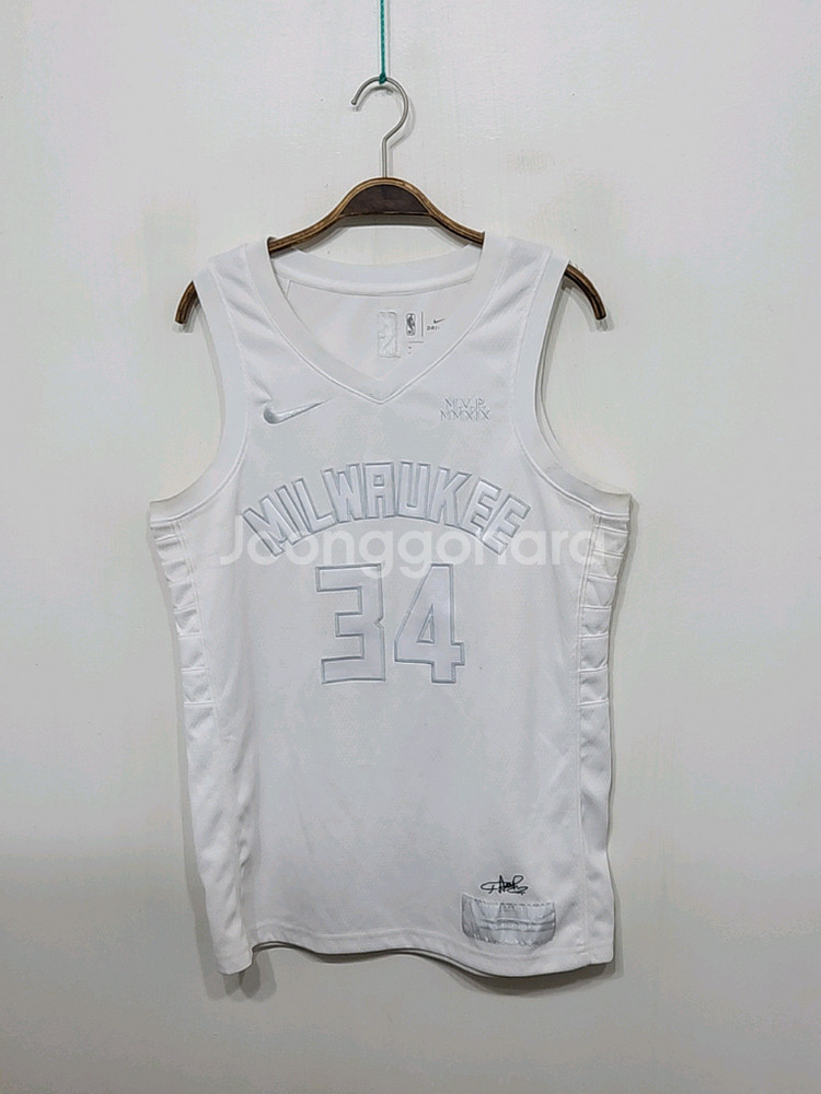 (M) 나이키 NBA 밀워키 농구져지 아데토쿤보 유니폼--0