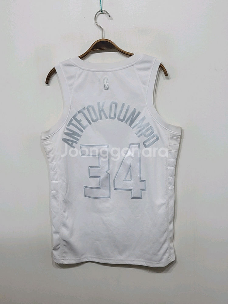 (M) 나이키 NBA 밀워키 농구져지 아데토쿤보 유니폼--7