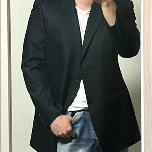 닥스 스트라이프 2버튼 블레이저