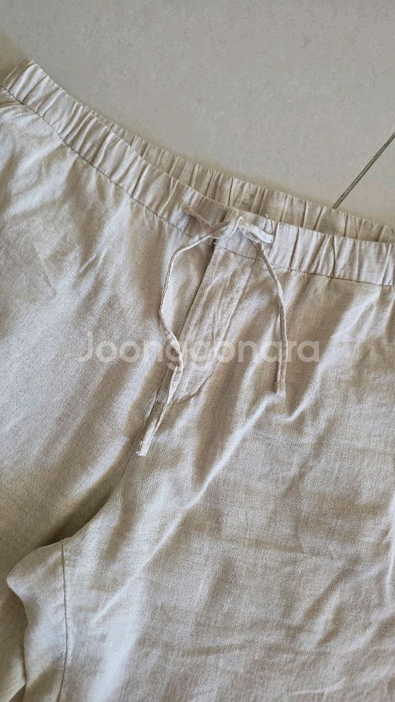 H&M 남성 린넨 바지--2