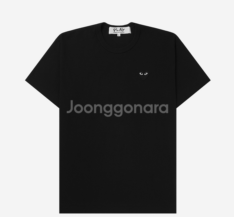 꼼데가르송 블랙와펜 반팔 XXL--1