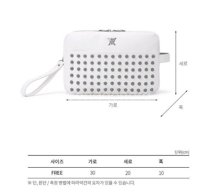 어뉴골프 정품 카트백 화이트새상품--2