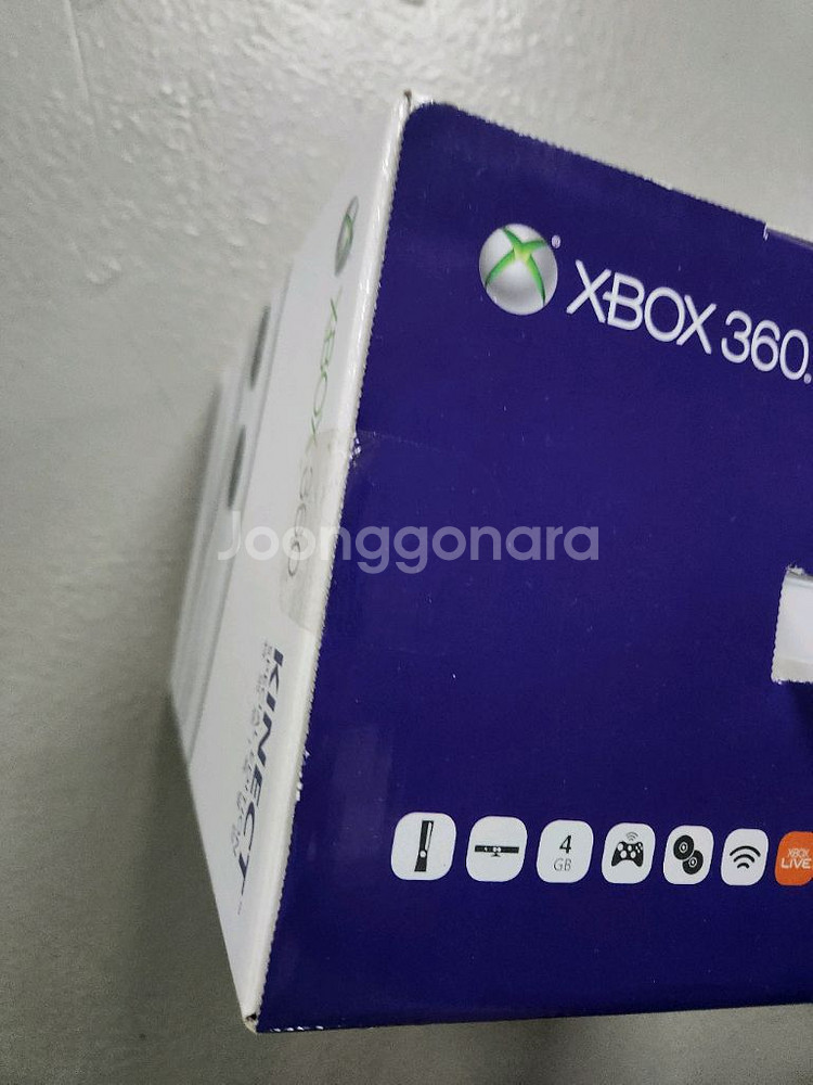 xbox360s 화이트 키넥트 스페셜 한정판 새제품--3