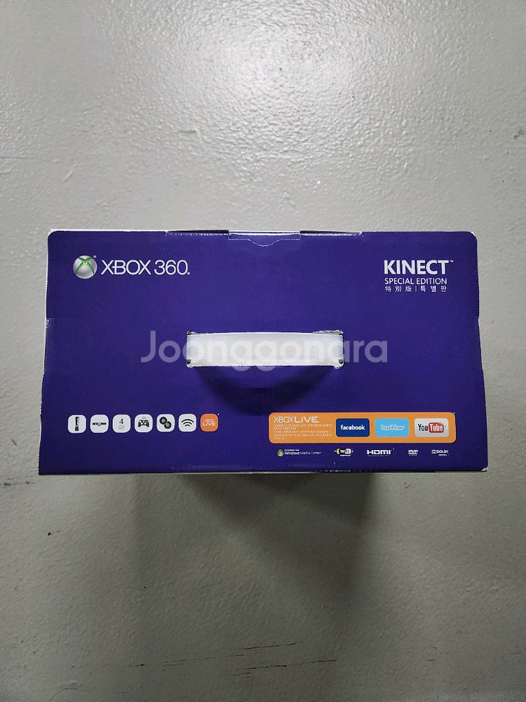 xbox360s 화이트 키넥트 스페셜 한정판 새제품--4