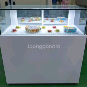 카페용 마카롱 샌드위치 냉장 쇼케이스 앞1단뒤2단