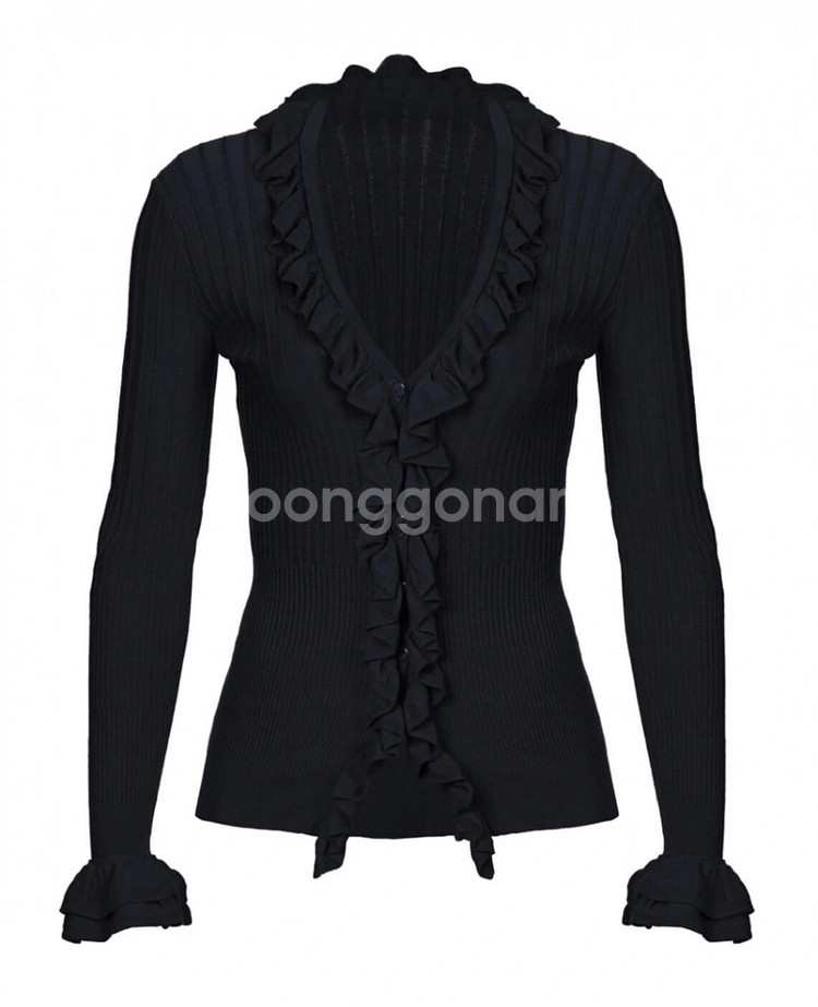 안느퐁텐 프릴 가디건(38)--8