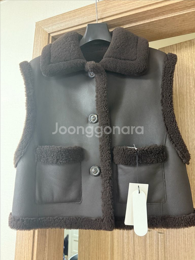 더캐시미어 양털조끼 (새상품)--2