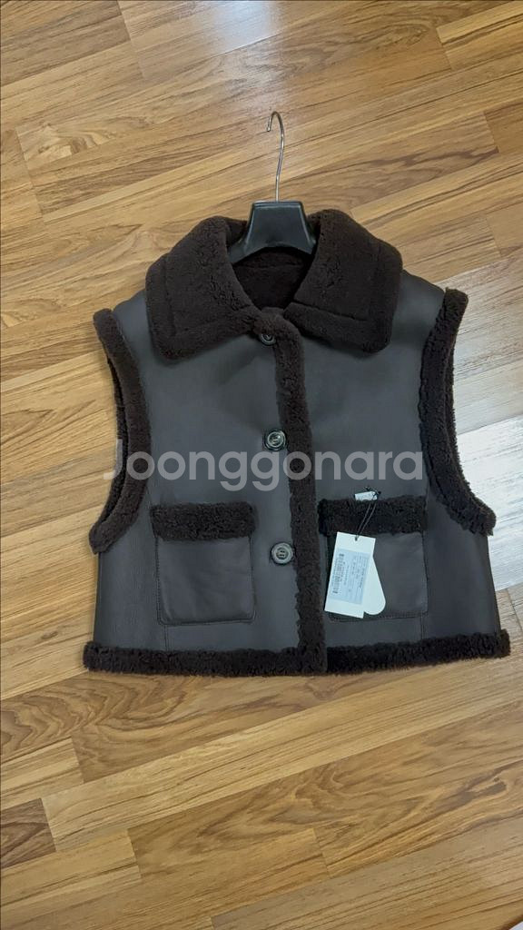 더캐시미어 양털조끼 (새상품)--3