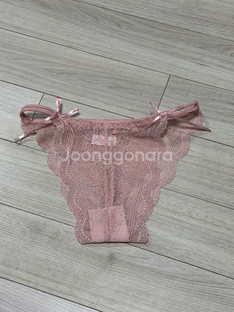 레이스 티팬티 핑크 택포--0