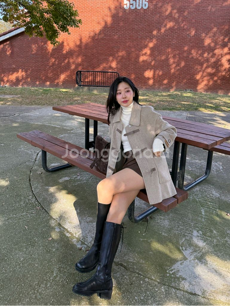 카렌화이트 롱 부츠--5
