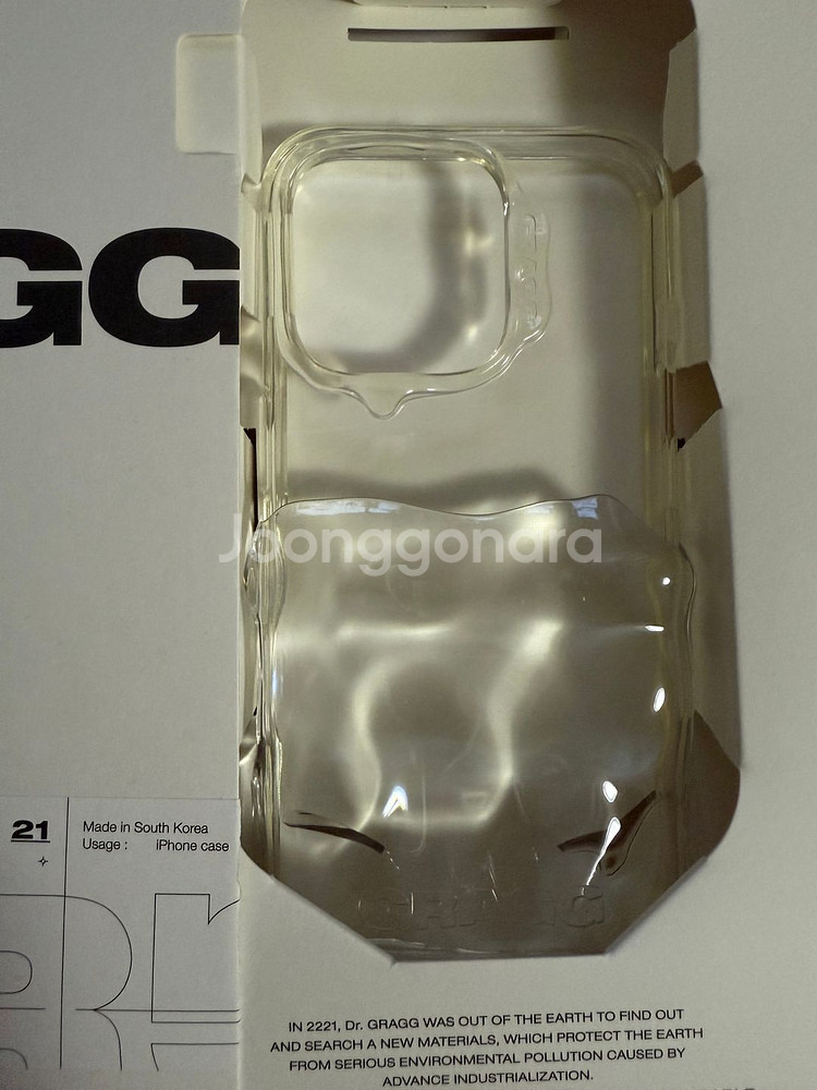 GRAGG 아이폰16프로 투명케이스--1
