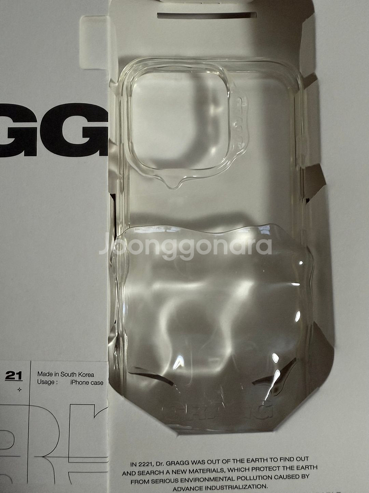 GRAGG 아이폰16프로 투명케이스--2