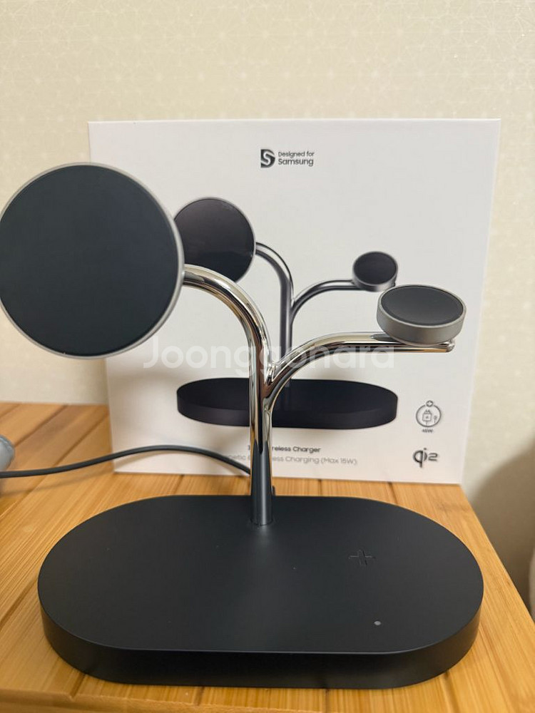 삼성 정품 3in1 충전기--1