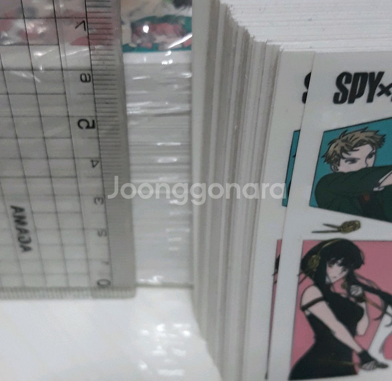 일괄 처분) 스파이 패밀리 인스 투명 애니 스티커--0