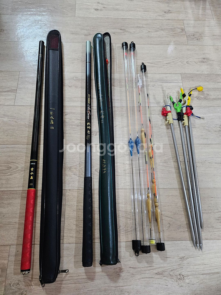 자수정드림(40), 은성 수궁(40) 민물낚시대 팔아요--2